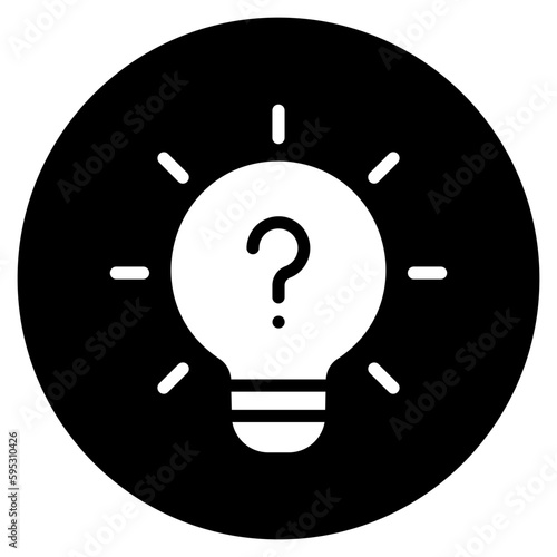 idea glyph icon