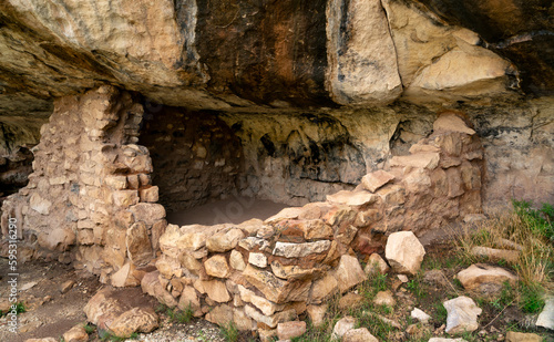Sinagua Ruins Corner Unit - Walnut Canyon National Monument is where you can walk among ancient Sinagua ruins built into the limestone caves.
