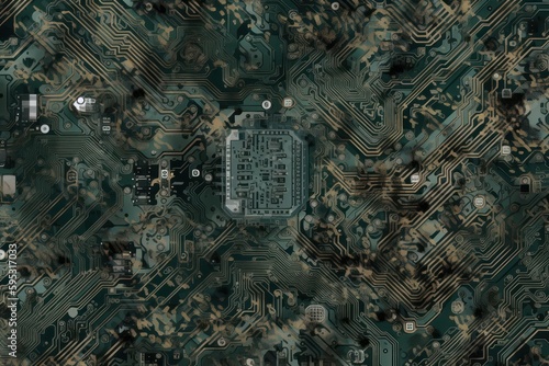 Soldier camo pattern design