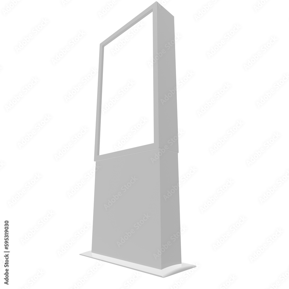 Isolated metallic Blank blackboard for template mockup 3d illustration Isolated metallic Blank blackboard for template mockup 3d illustration