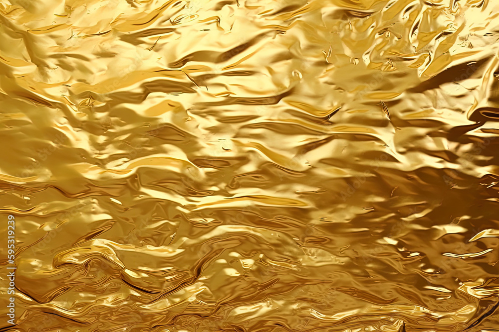 Golden paint texture background. Created with Generative AI Technology Golden paint texture background. Created with Generative AI Technology
