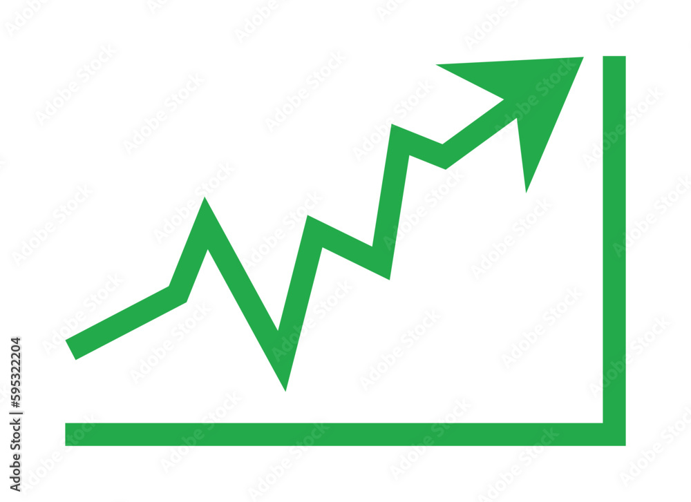 Growing business green arrow chart bar. Profit arow Vector illustration. Business concept, growing chart. Concept of sales symbol icon with arrow moving up. Economic Arrow With Growing Trend. Growing business green arrow chart bar. Profit arow Vector illustration. Business concept, growing chart. Concept of sales symbol icon with arrow moving up. Economic Arrow With Growing Trend.