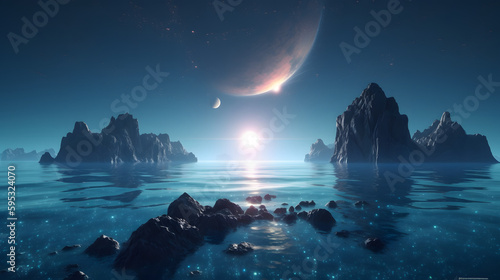 Beautiful Exoplanet Ocean