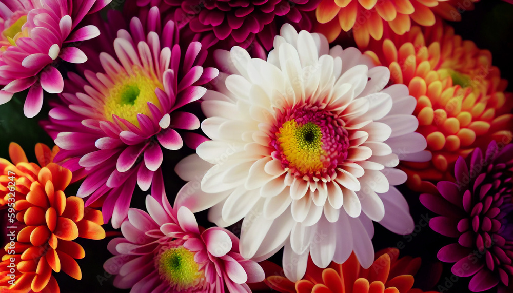 Fototapeta premium Flowers background with amazing decoration background Ai generated image