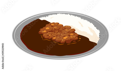 納豆カレー