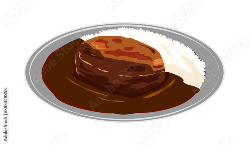 ハンバーグカレー