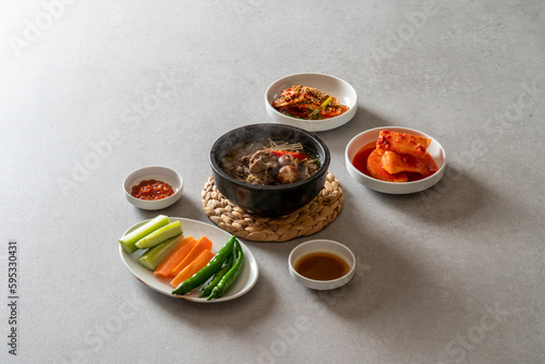 Korean food dish meal Beef Stew Bulgogi
