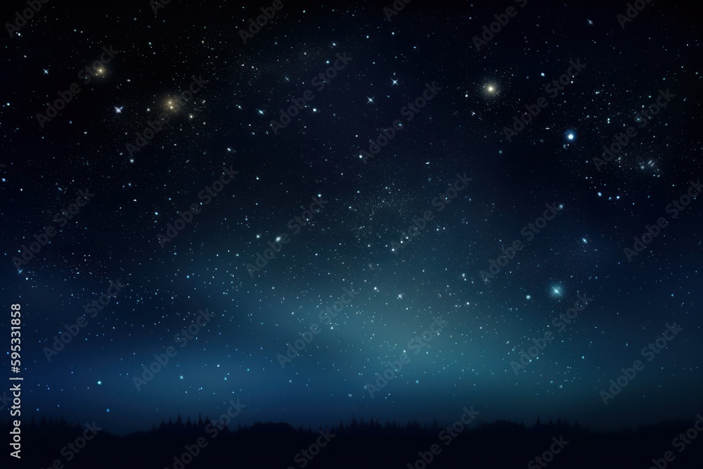 Night sky with stars 