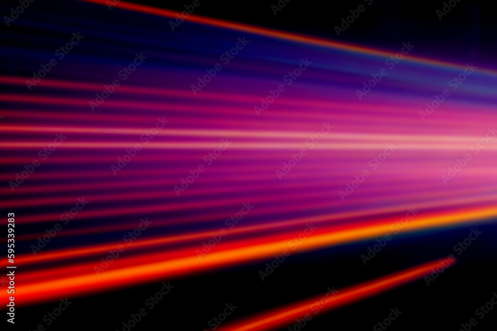 Neon lights retro cyberpunk lasers and light overlays isolated on black background Neon lights retro cyberpunk lasers and light overlays isolated on black background