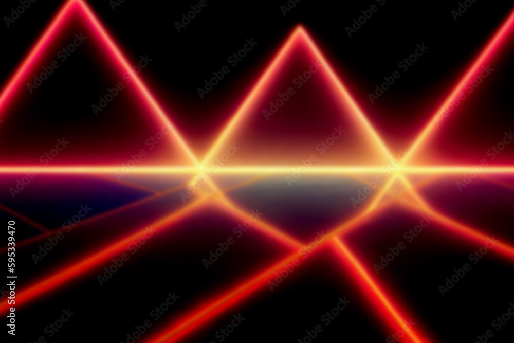 Neon lights retro cyberpunk lasers and light overlays isolated on black background Neon lights retro cyberpunk lasers and light overlays isolated on black background