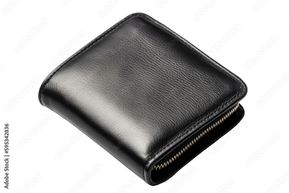 Wallet Black Male On Isolated Transparent Background, Png. Generative AI Wallet Black Male On Isolated Transparent Background, Png. Generative AI