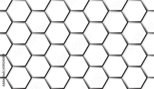 seamless background with gradient hexagons