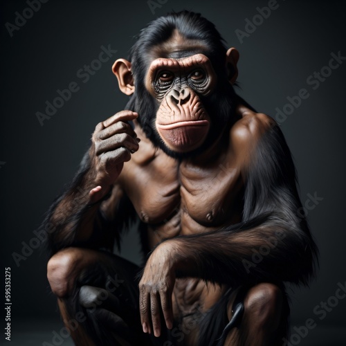 portrait of a gorilla monkey © ShadowStocks