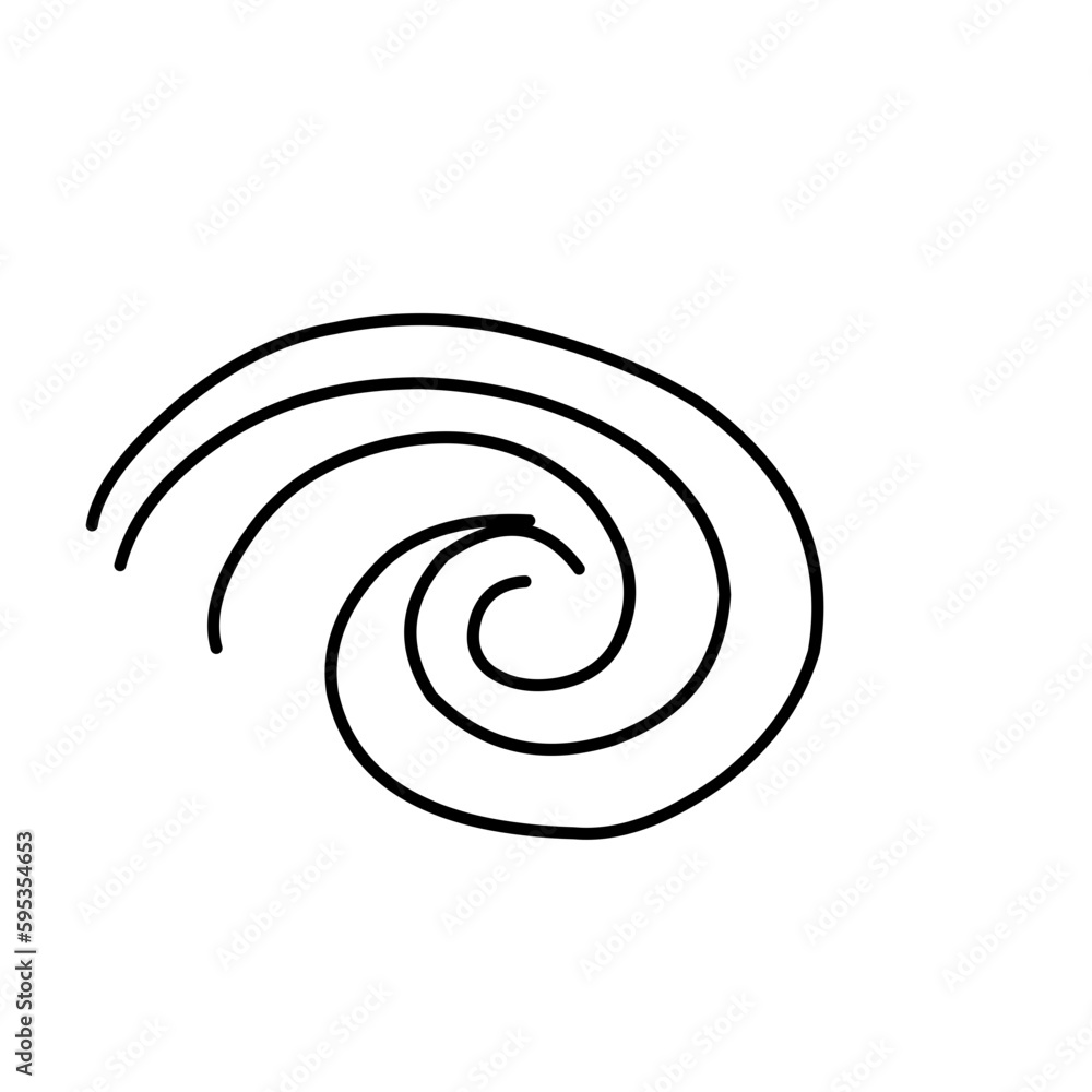 abstrack black curve doodle abstrack black curve doodle