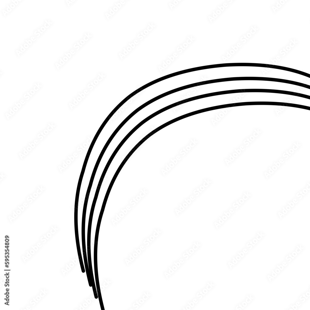 abstrack black curve doodle abstrack black curve doodle