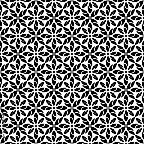 Vector seamless models. Modern stylish texture. Composition from regularly repeating geometrical element. Monochrome, simple. Vector illustrations.