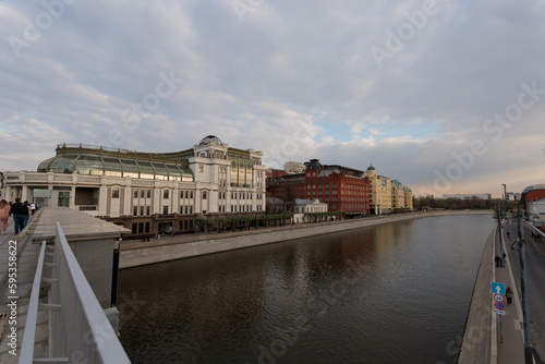 View of the Yakimanskaya embankment, Moscow