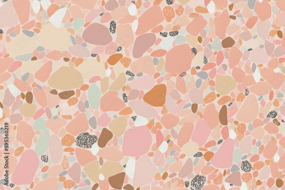 pastel warm peach terrazzo background pastel warm peach terrazzo background