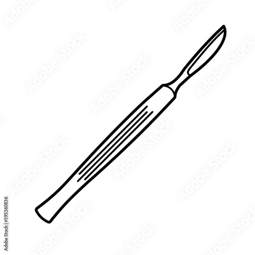 scalpel medical illustration illustration