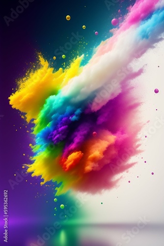 abstract colour splash background