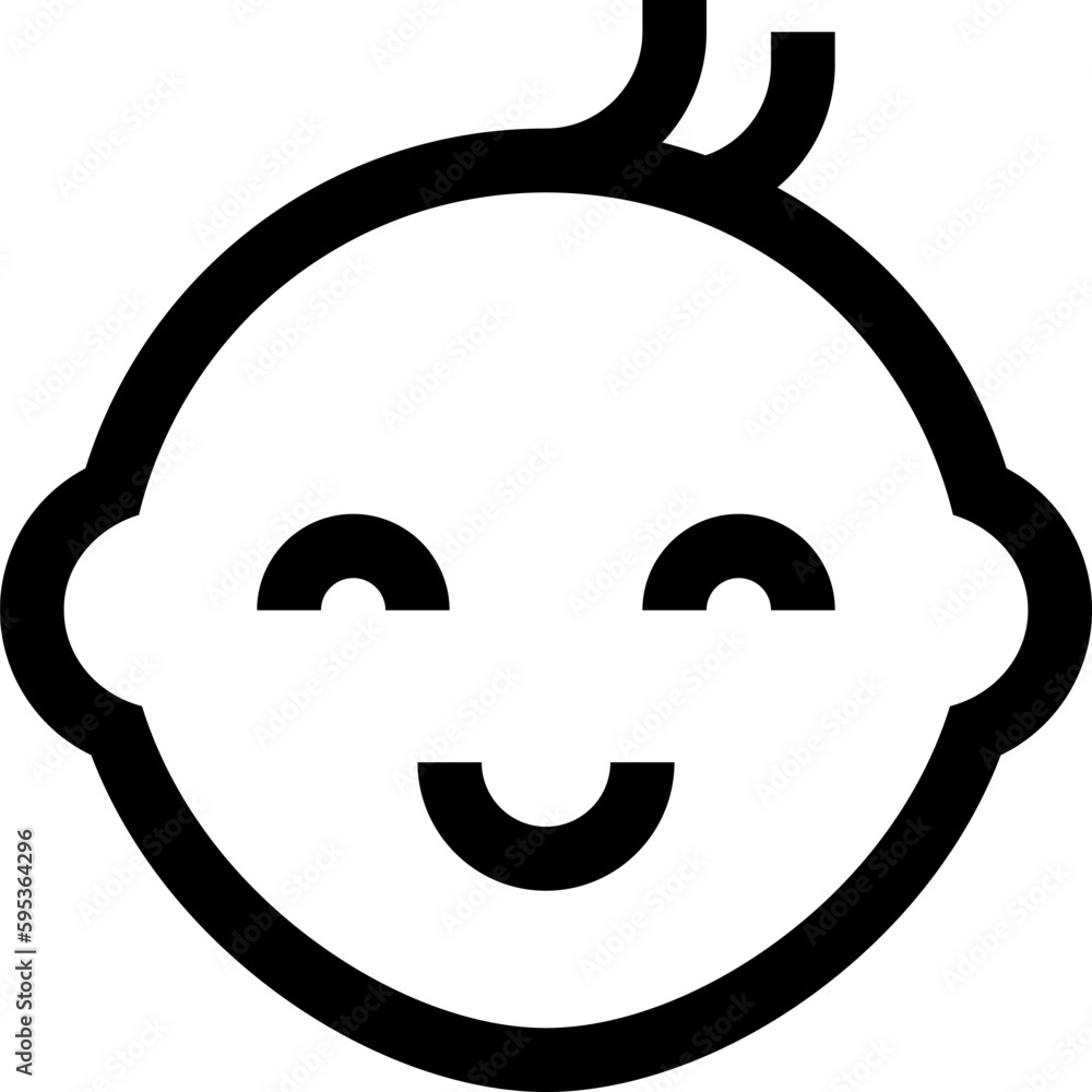 Transparent Baby icon. Baby isolated on transparent background. Transparent Baby icon. Baby isolated on transparent background.