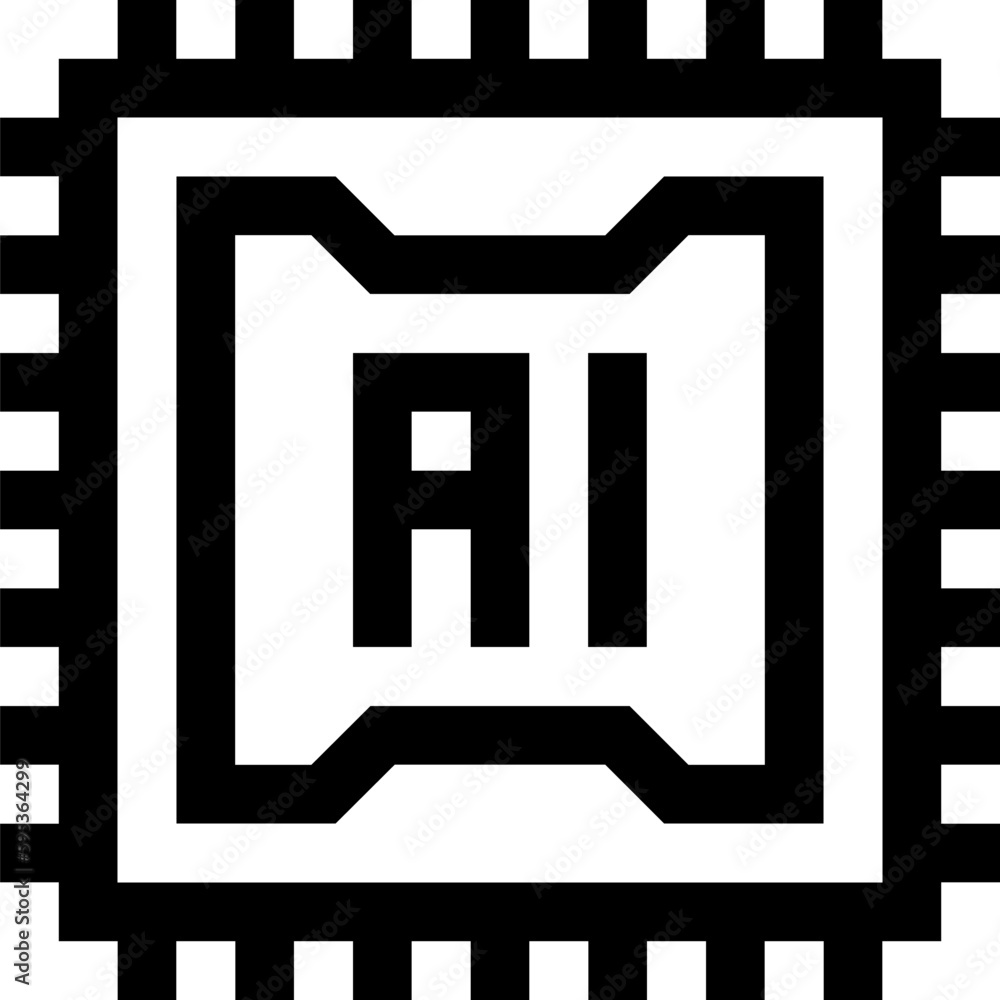 Transparent Artificial Intelligence icon. Artificial Intelligence isolated on transparent background. Transparent Artificial Intelligence icon. Artificial Intelligence isolated on transparent background.