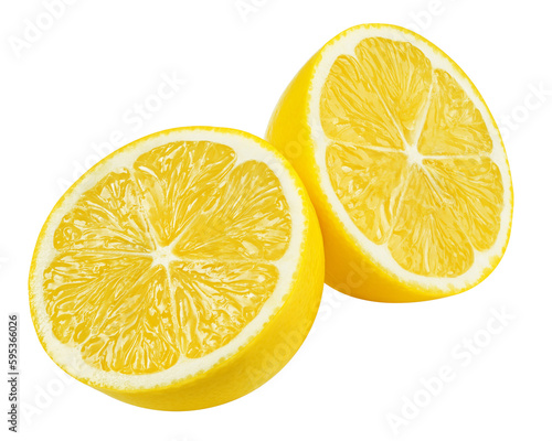 Lemon isolated on white background, full depth of field