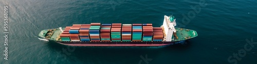 Container Ship Logistics in Open Sea