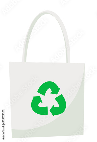 recycle bag with recycle symbol