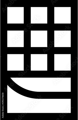 Transparent Chocolate icon. Chocolate isolated on transparent background.