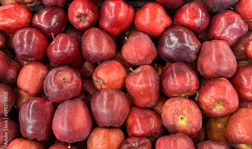 Fresh produce red apples good for multimedia background group of red ripe apples