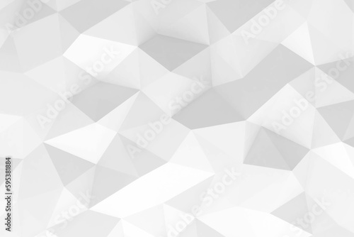 Abstract background of polygons on white background. © fatima