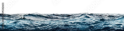 Ocean isolated on transparent background - Generative AI