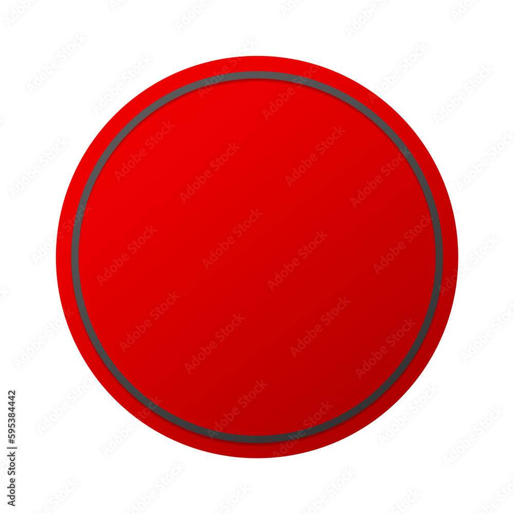 red banner black circle frame and dot red banner black circle frame and dot