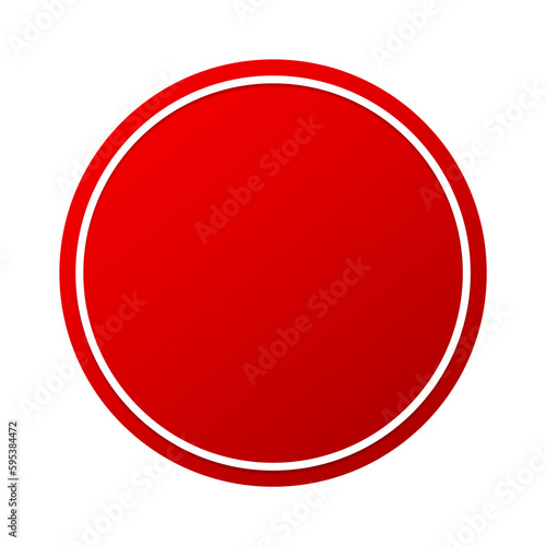 Free Download red banner white circle frame and dot - GFXLoad