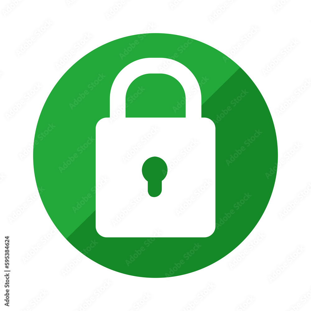 green lock icon green lock icon