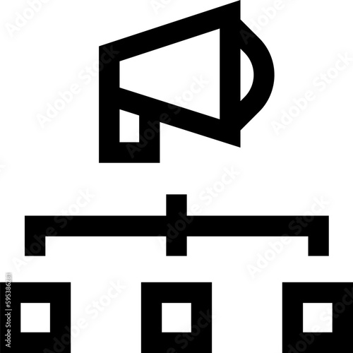 Transparent Viral Marketing icon. Viral Marketing isolated on transparent background.