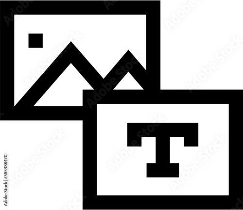 Transparent Content icon. Content isolated on transparent background.