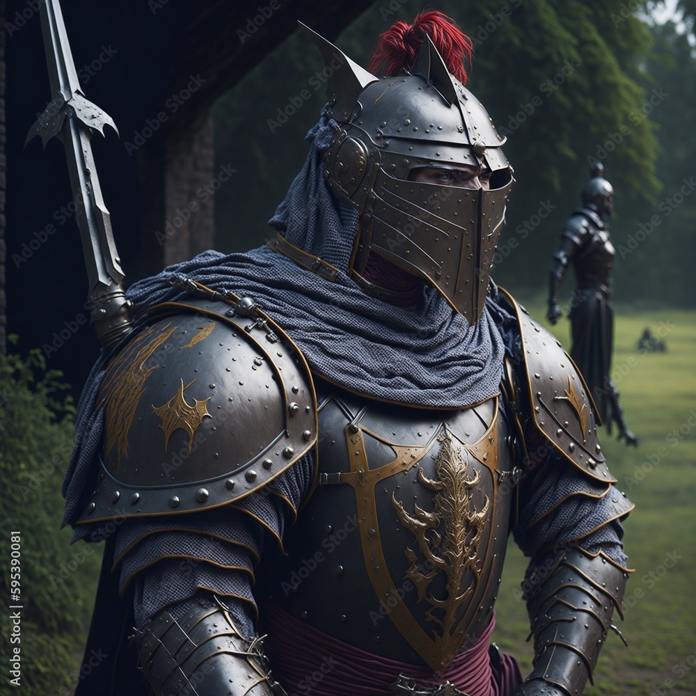 Medieval knight - Ai generated Medieval knight - Ai generated