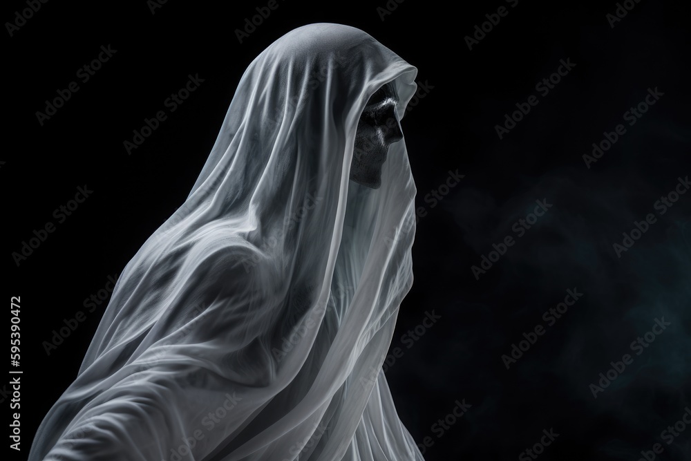 Ghost in the dark. Generative AI. Ghost in the dark. Generative AI.
