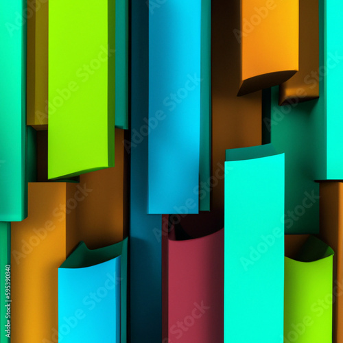 Abstract geometric colorful background_2