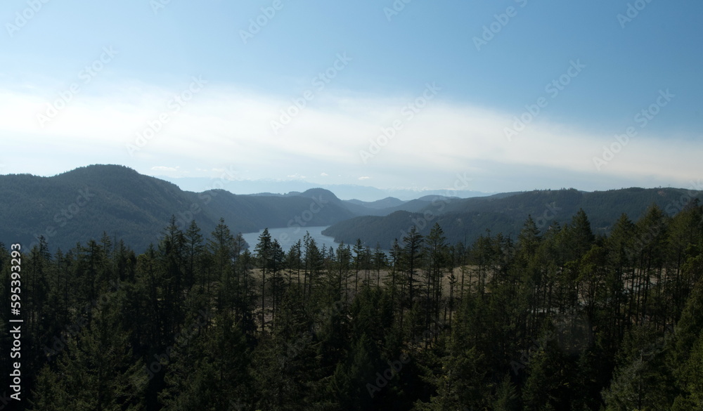 Panorama of Saanich inlet