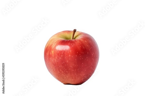 High quality isolated an red apple