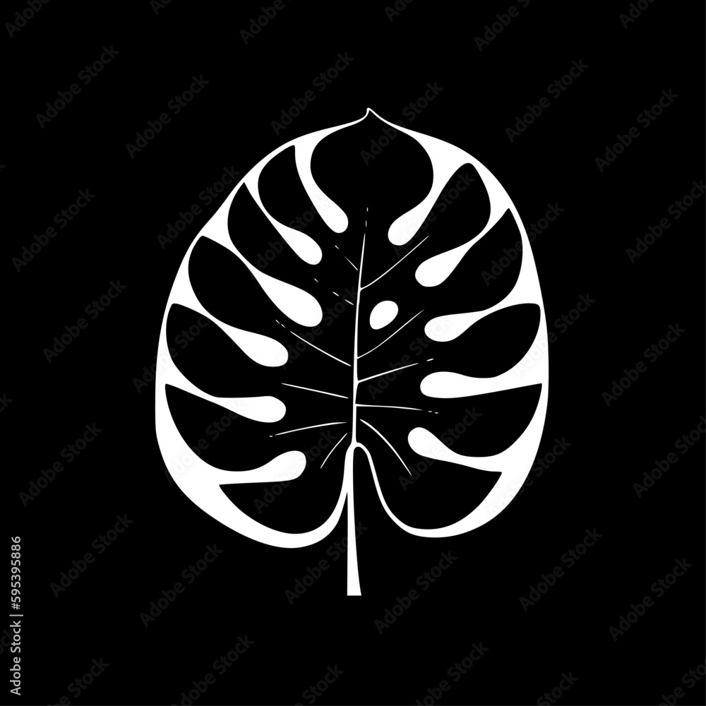 Monstera - Minimalist and Flat Logo - Vector illustration Monstera - Minimalist and Flat Logo - Vector illustration