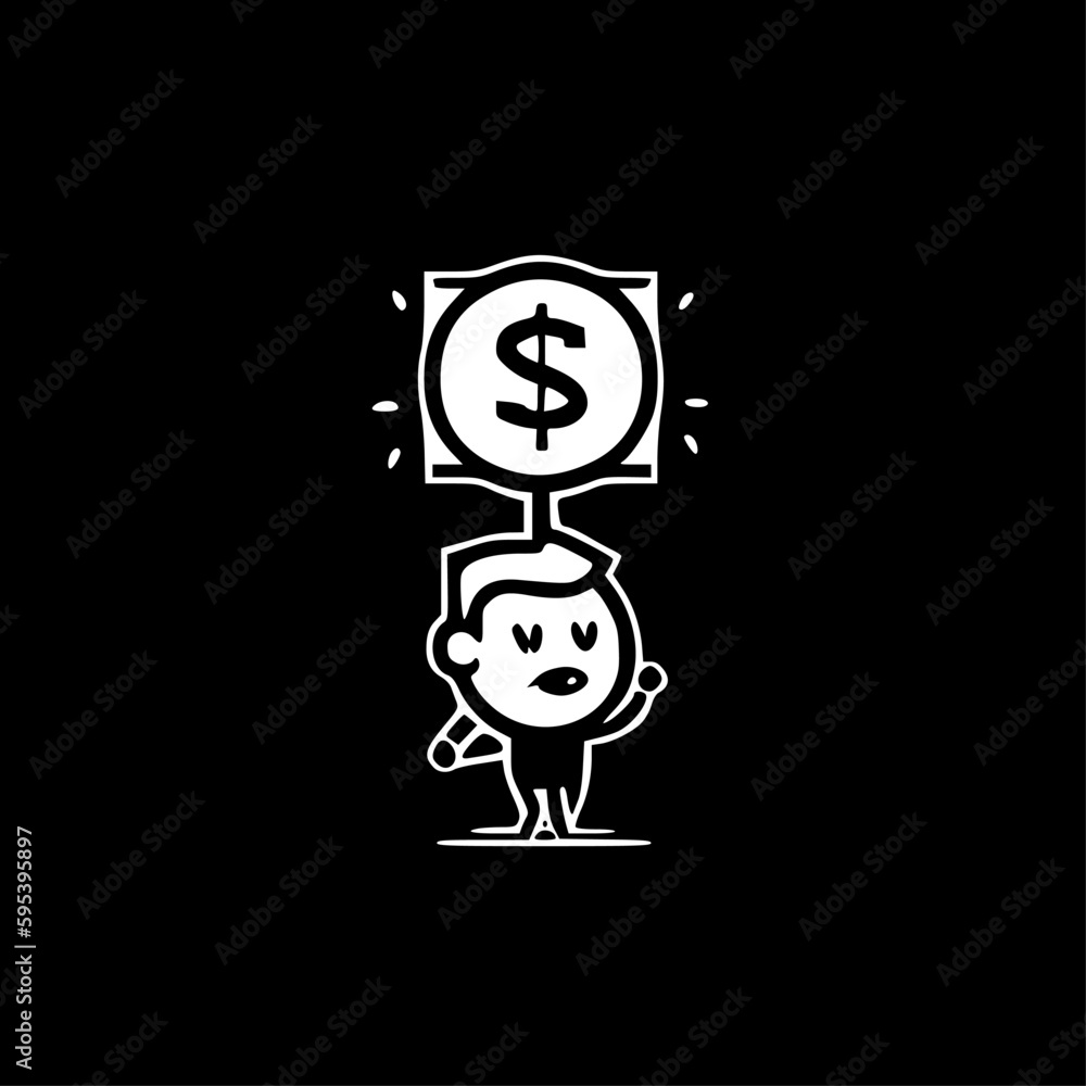 Money | Minimalist and Simple Silhouette - Vector illustration Money | Minimalist and Simple Silhouette - Vector illustration