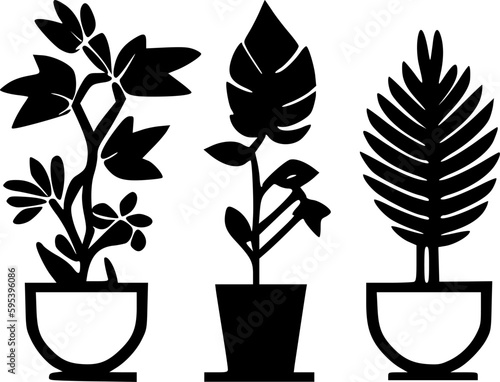 Plants - High Quality Vector Logo - Vector illustration ideal for T-shirt graphic