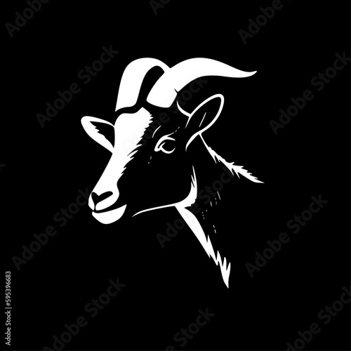 Goat - High Quality Vector Logo - Vector illustration ideal for T-shirt graphic