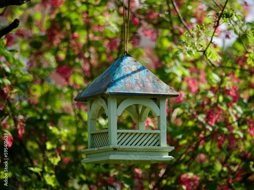Hanging Bird House in Spring  © Pefkos