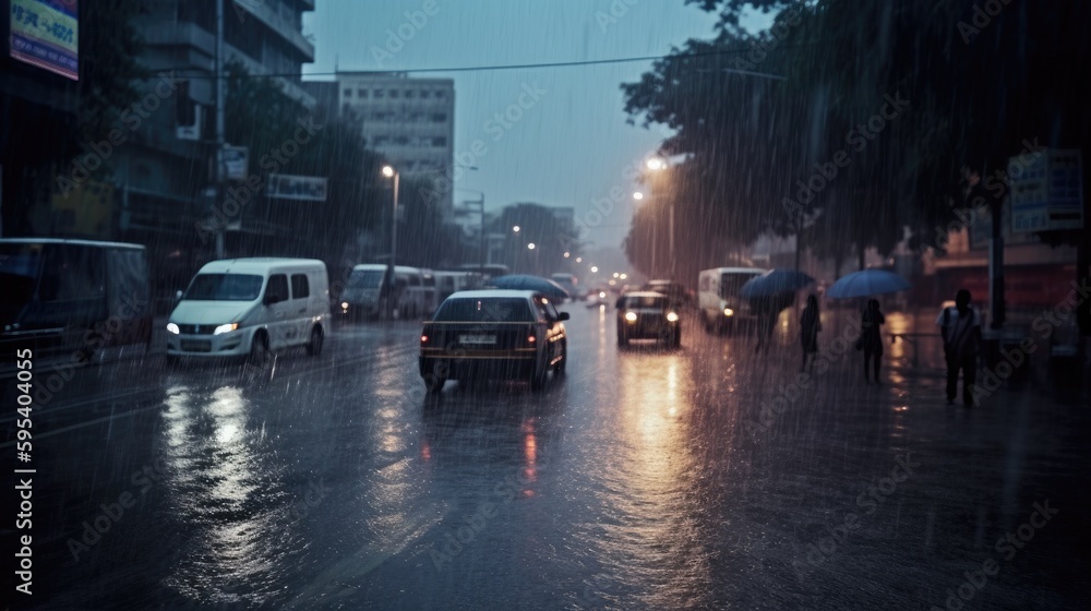 Monsoon rains Generative AI