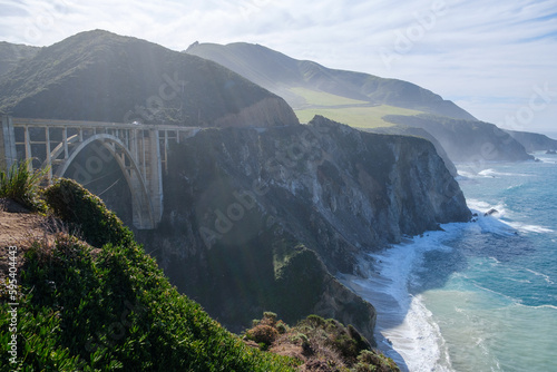 Rocky coast in Big Sur, California
